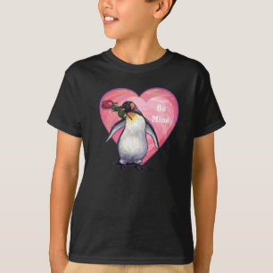 Camiseta Dia de os namorados de pinguins