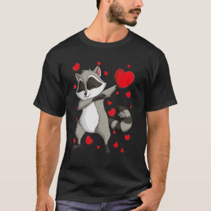 Camiseta Dia de os namorados De Raios Para Animais Da Selva