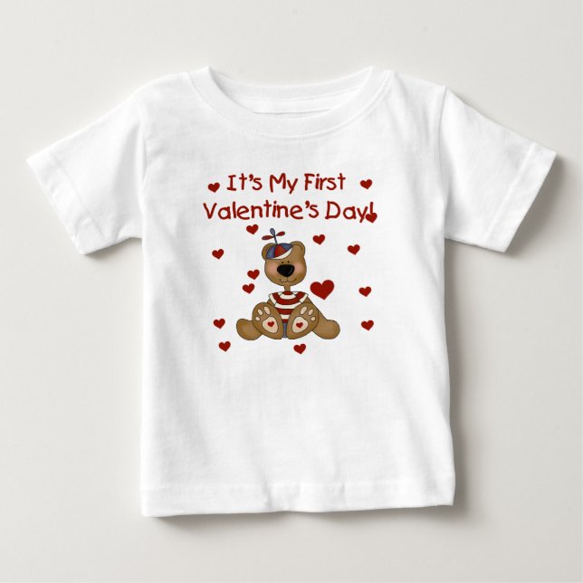 Camiseta Dia de os namorados de rua Boy Bear 1 (Frente)