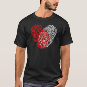 Camiseta Dia de os namorados do coração da Parceria do Casa