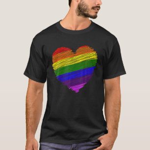 Camiseta Dia de os namorados do Gay do Orgulho LGBTQ do Arc