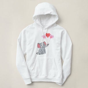 Camiseta Dia de os namorados elefante bonito