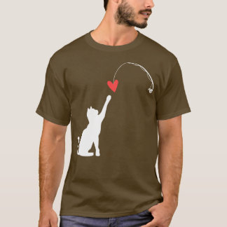 Camiseta Dia de os namorados Engraçado do Cat Lover