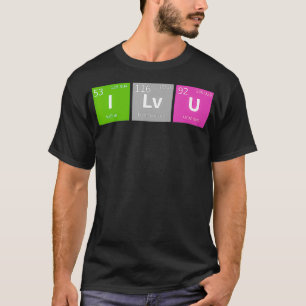 Camiseta Dia de os namorados Eu Amo Vocês, Professores de Q