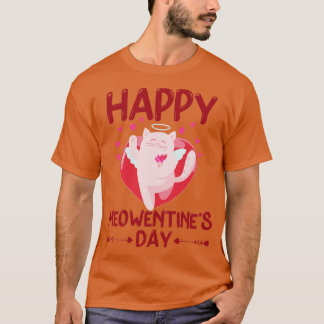 Camiseta Dia de os namorados Feliz Dia das Meowentines Cat.