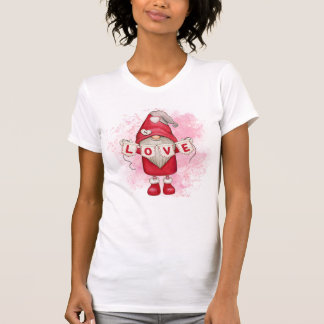 Camiseta Dia de os namorados Gnome Love