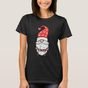Camiseta Dia de os namorados Gnomo Adora Mulheres Bonitas M