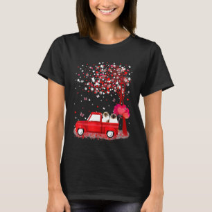 Camiseta Dia de os namorados Himalaia dá bolinhos vermelho