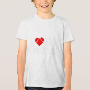 Camiseta Dia de os namorados Hippie Groovy Smile Face Heart