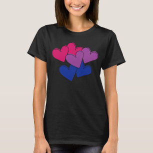 Camiseta Dia de os namorados LGBTQ LGBT do Orgulho Bi Bisse