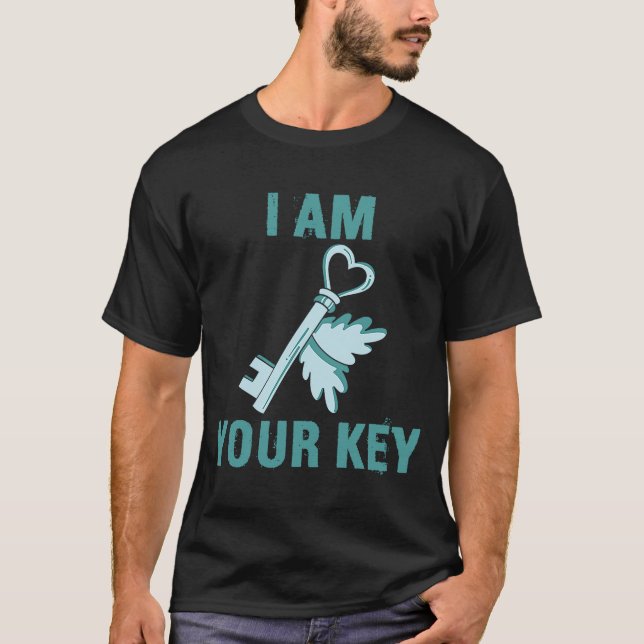 Camiseta Dia de os namorados Lock and Key Men Women Husband (Frente)