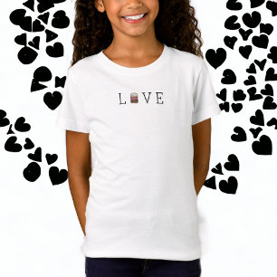 Camiseta Dia de os namorados Love Fosco Rosquinhas Sprinkle