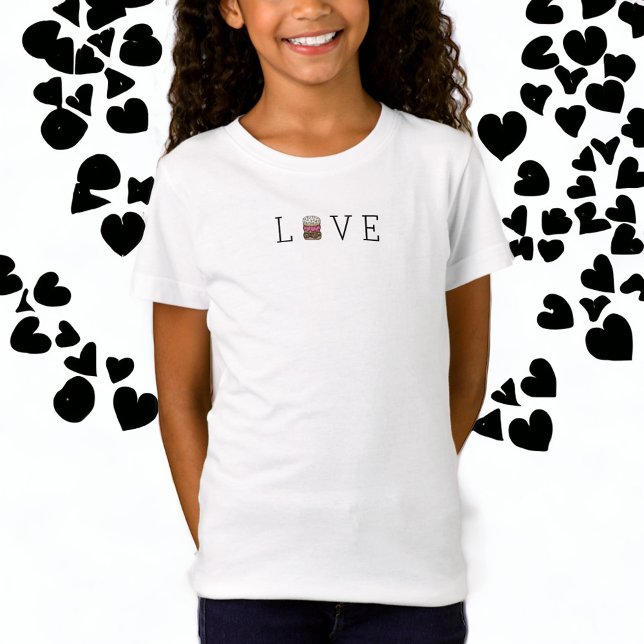 Camiseta Dia de os namorados Love Fosco Rosquinhas Sprinkle (Criador carregado)