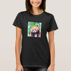 Camiseta Dia de os namorados Love Heart Red Panda Namorada 