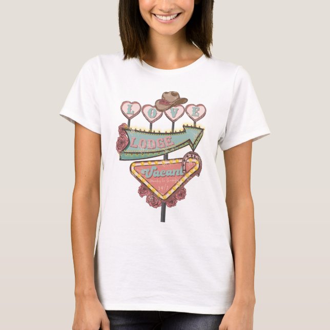 Camiseta Dia de os namorados Love Lodge (Frente)