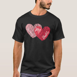 Camiseta Dia de os namorados mamãe e coração bonito