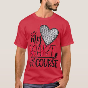 Camiseta Dia de os namorados Meu Coração Está Nesse Curso G
