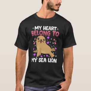 Camiseta Dia de os namorados Meu Coração Pertence aos Meus