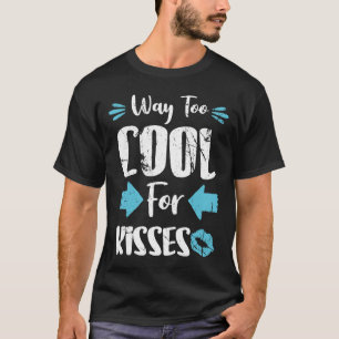 Camiseta Dia de os namorados Muito Legal Para Beijos
