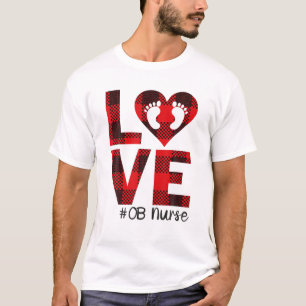 Camiseta Dia de os namorados OB - Enfermeiro Coração Cort
