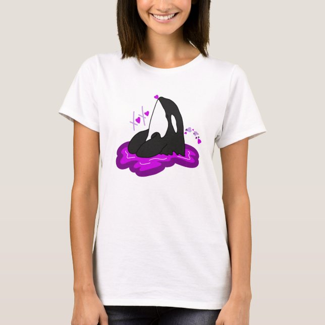 Camiseta Dia de os namorados Orca (Frente)