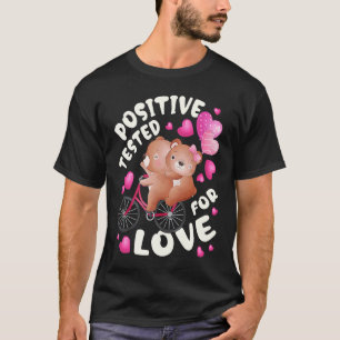 Camiseta Dia de os namorados para casais de ursos com bicic