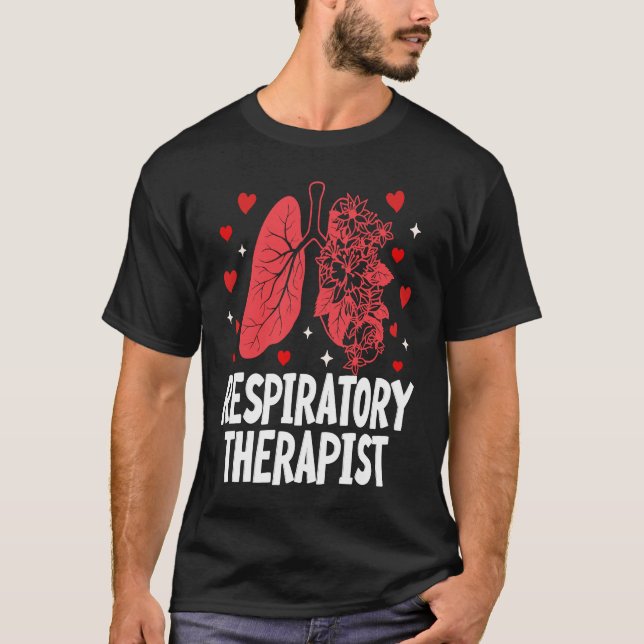 Camiseta Dia de os namorados RT de Terapêutica Respiratória (Frente)