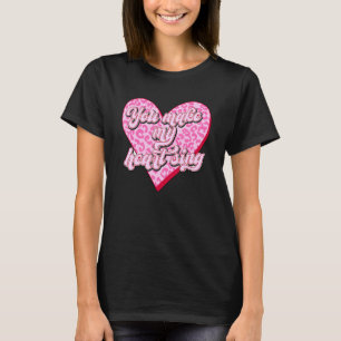 Camiseta Dia de os namorados Selvagem Você Faz Meu Coração 