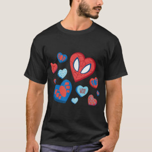 Camiseta Dia de os namorados Spidey Hearts