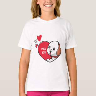 Camiseta Dia de os namorados, Srta.