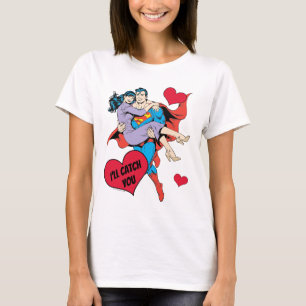 Camiseta Dia de os namorados Superman  Eu vou te pegar