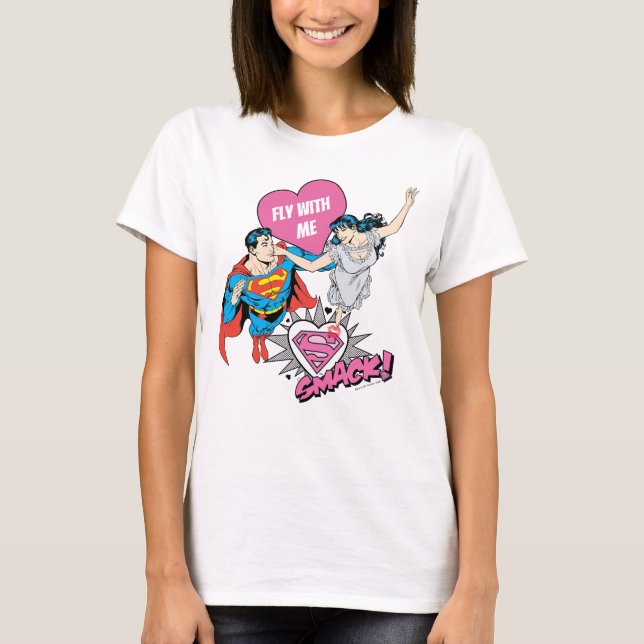 Camiseta Dia de os namorados Superman | Voar Comigo (Frente)