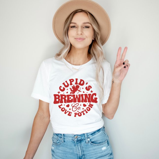 Camiseta Dia de os namorados T-S de café com café coxinho p (Criador carregado)