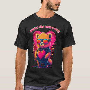 Camiseta Dia de os namorados Urso Amo você é o Urso do Melh