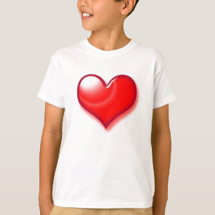Camiseta Dia de os namorados Vermelho