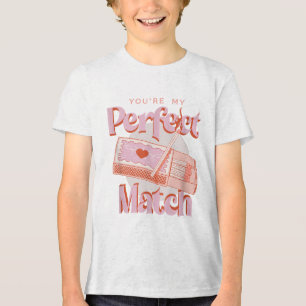 Camiseta Dia de os namorados Você É Minha Palavra Perfeita 