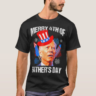 Camiseta Dia de os pais 4 De Julho Memorial Funny Joe Biden