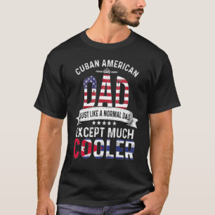 Camiseta Dia de os pais americano cubano Papa País Cuba F