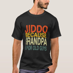 Camiseta Dia de os pais Árabe do Avô Jiddo