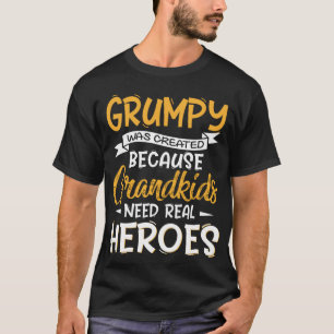 Camiseta Dia de os pais Avô Foi Criado Grumpy