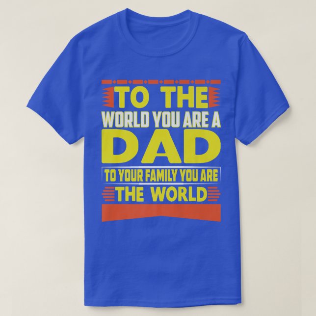 Camiseta Dia de os pais, Bester Papa der Welt  (Frente do Design)