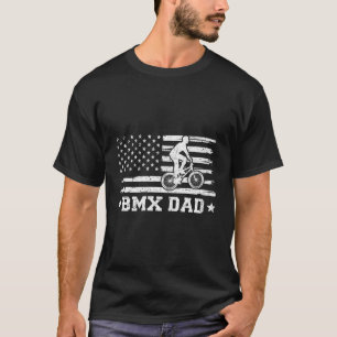 Camiseta Dia de os pais Bmx Bike Rider American Flag Bmx Pa