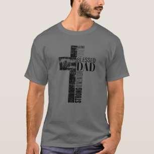 Camiseta Dia de os pais Cristão Presente Homens Religiosos