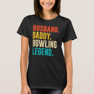 Camiseta Dia de os pais da Boliche do Marido Bowler