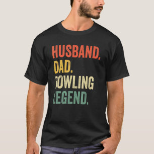 Camiseta Dia de os pais da Boliche do Marido Bowler