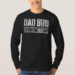 Camiseta Dia de os pais da Equipe do Bebendo de Bacalhau do