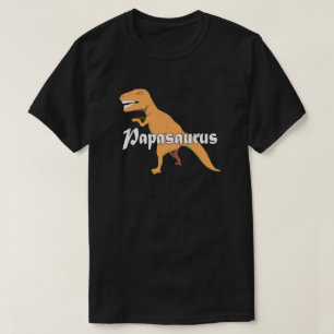 Camiseta Dia de os pais de aniversário do Pai Papasauro