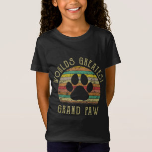 Camiseta Dia de os pais de Avô do Cachorro-Grande