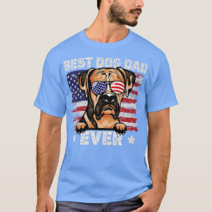 Camiseta Dia de os pais De Bandeira Eterno-Americano Do Mel
