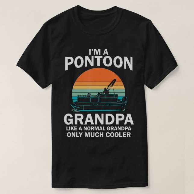 Camiseta Dia de os pais de Barco Retrocedido (Frente do Design)